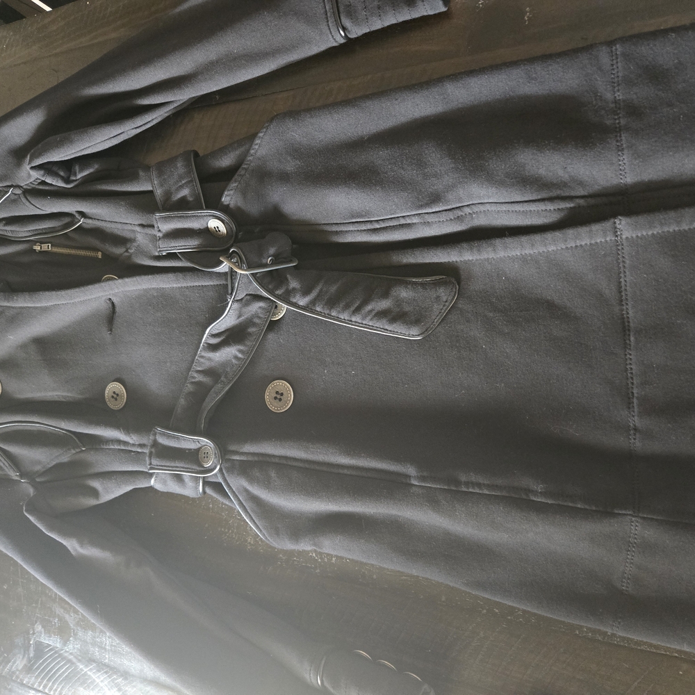 Stylish Black Trench Coat